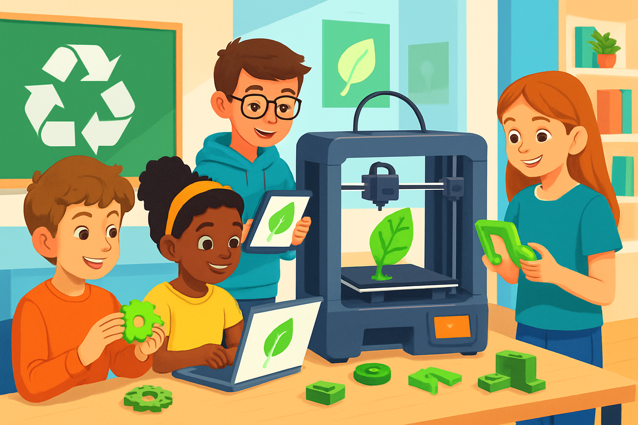 Opravujeme, netvoríme odpad: Prvé workshopy 3D tlače pre stredné školy