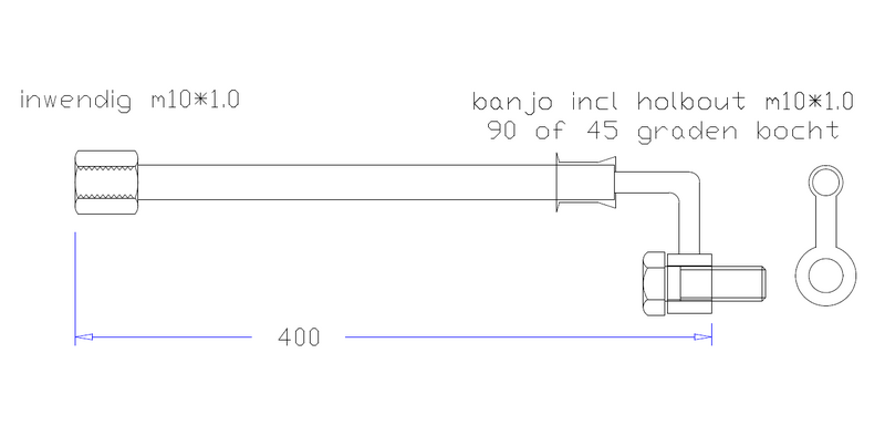 Remslang brembo alfa volvo 850 schematisch