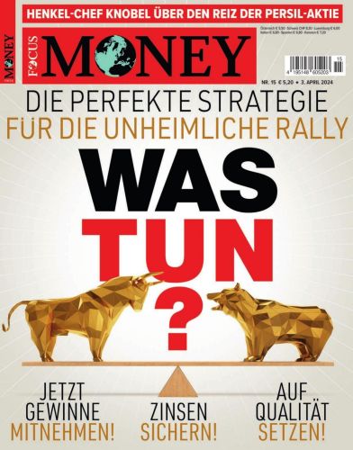 Cover: Focus Money Finanzmagazin No 15 vom 03  April 2024