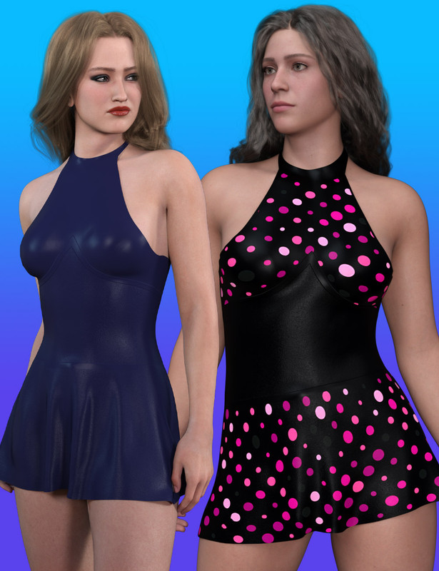 dForce Honey Mini Dress for Genesis 9