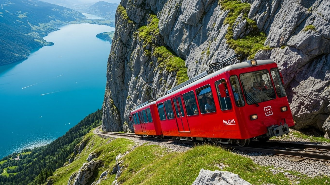 Passeio de barco a vapor pelo Lago Lucerna