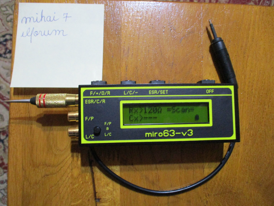 Vând ESR-Metru de la Miron63 - Pubela - ELFORUM - Forumul electronistilor