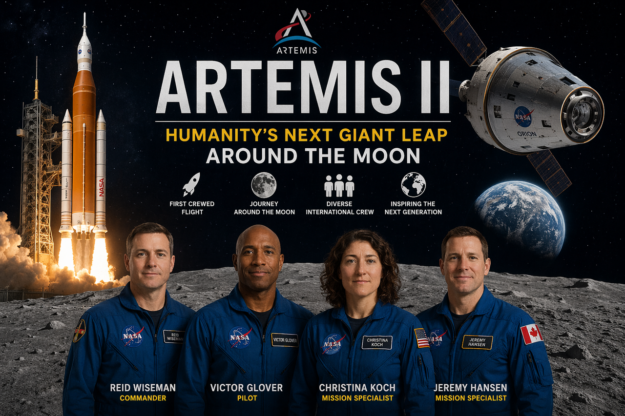 Artemis II Mission Explained: NASA’s Next Human Journey Around the Moon (2026 Guide) Artemis II: Humanity's next giant leap