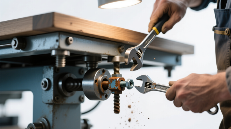 Устранение скрипа в маникюрном столе