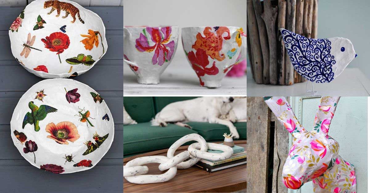 paper mache crafts for home decor