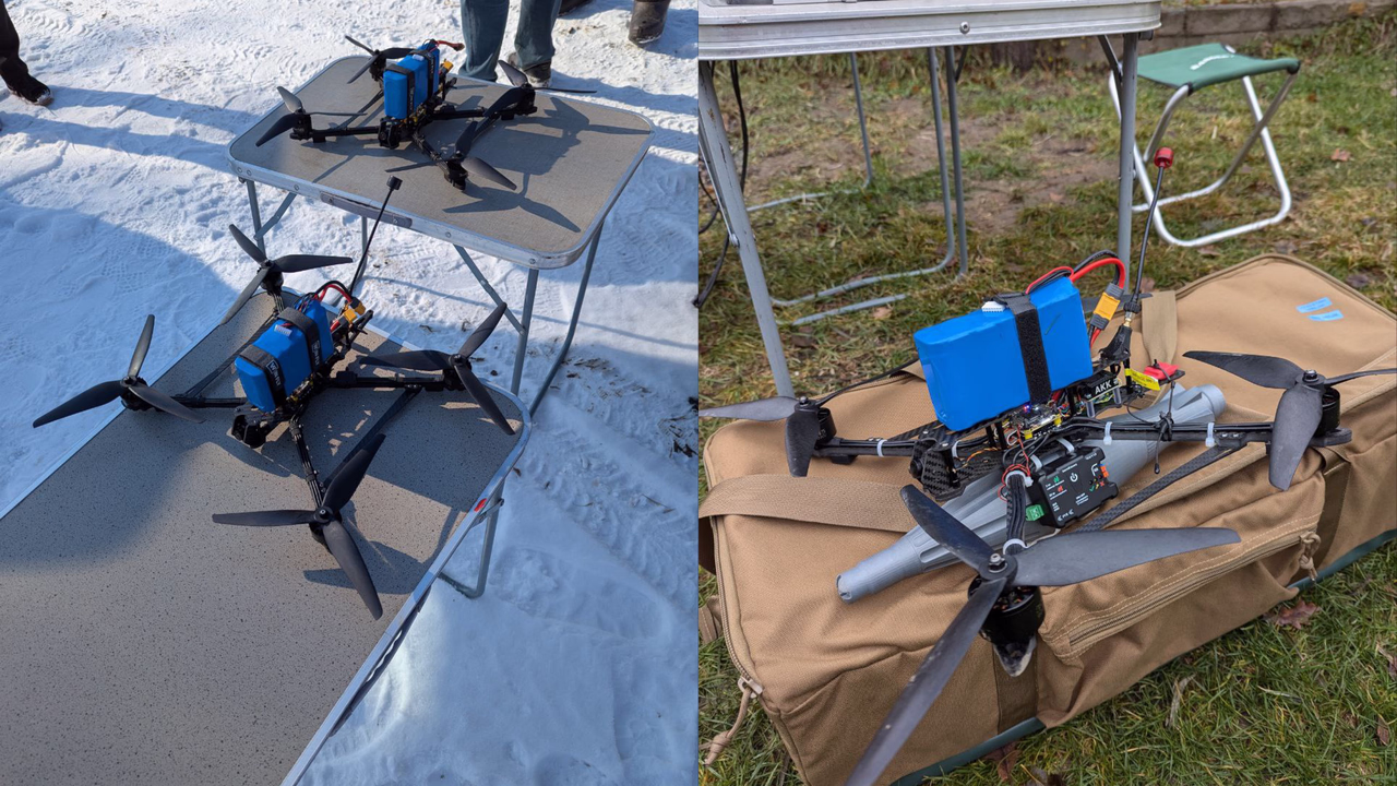 Безпілотний комплекс WINFLY під час польових випробувань