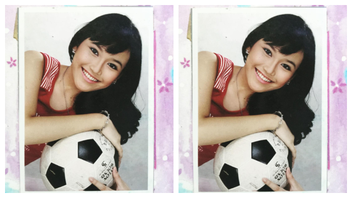 Ayu Ting Ting saat SMP
