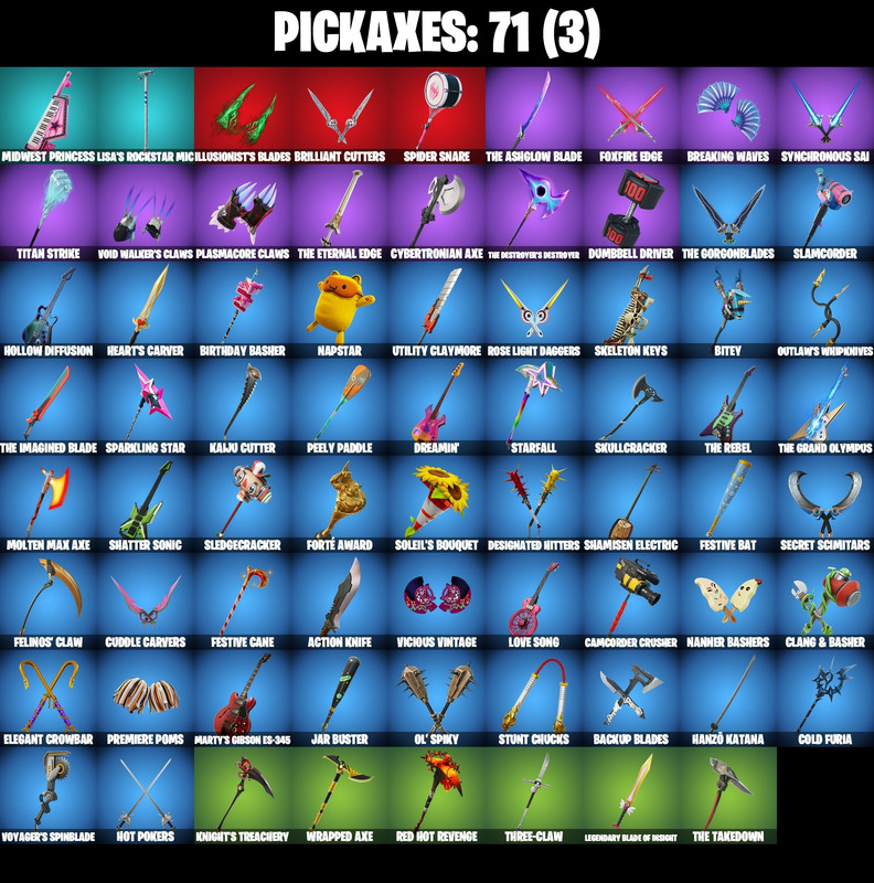 pickaxes comp