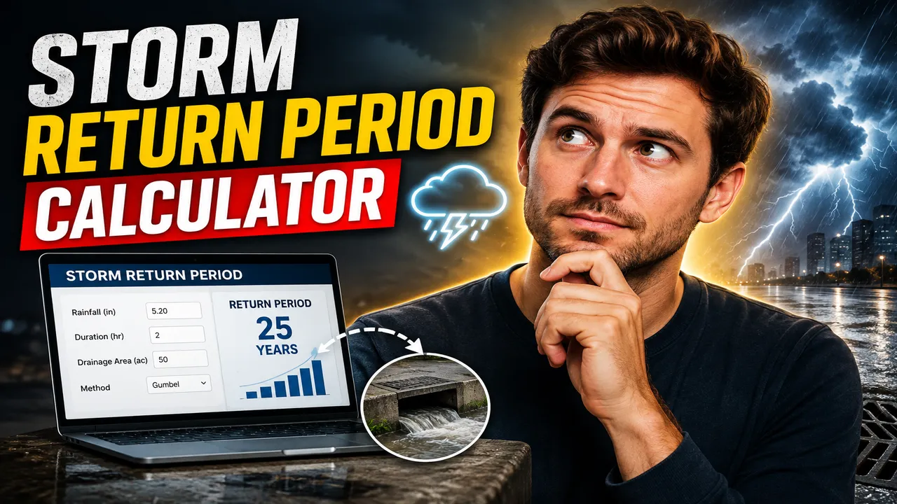 Storm Return Period Calculator Online