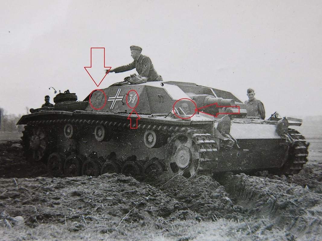 WKII Foto Wehrmacht Sturmgeschütz StuG III Ausf.