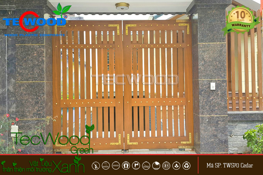 Cập nhật các mẫu cổng gỗ đẹp đang được ưa chuộng hiện nay Cong-go-nhua-tecwood-ben-dep-theo-thoi-gian