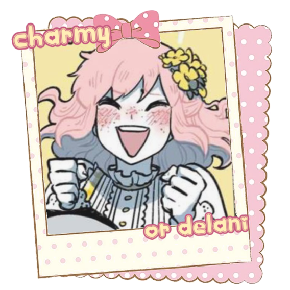 charmy or delani for names :3