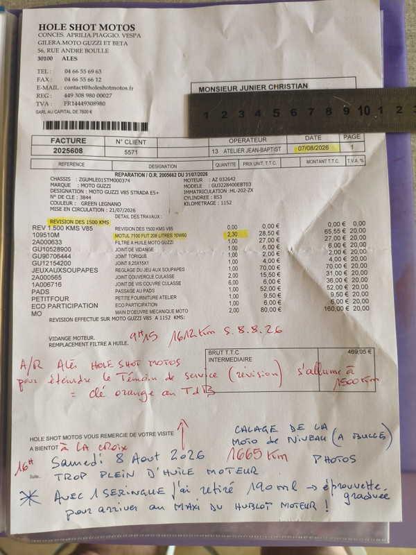Facture révision 1152 km 07 Août 2026 forum GUZZ 1 jpg