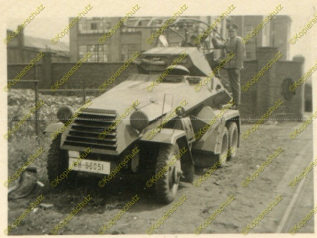 Foto, Wehrmacht, Panzerspähwagen (Fu), Sdkfz.232