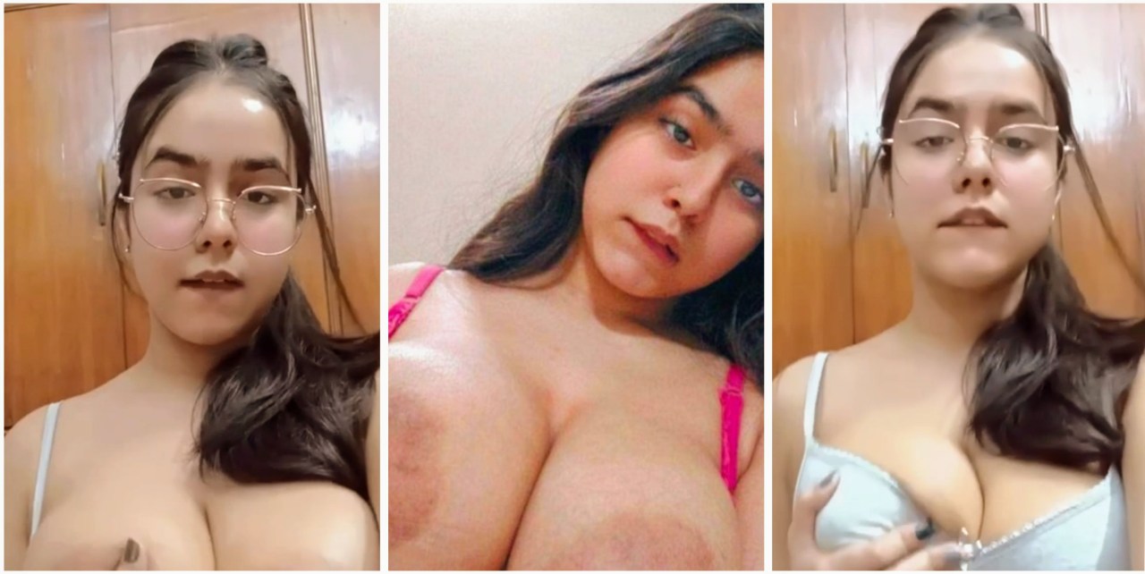 Desi cute huge boobs rubbing closeup