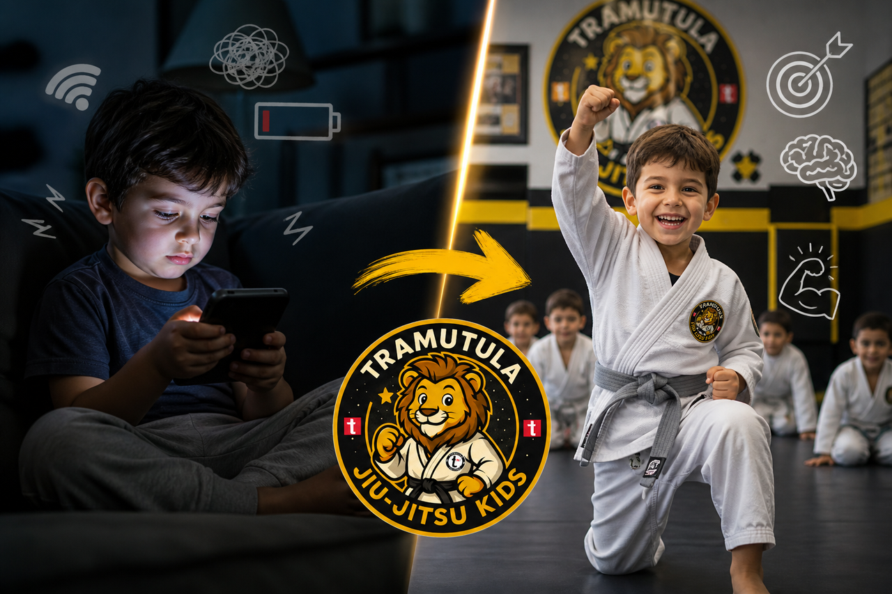 De Telas a Tatames: Como o Jiu-Jitsu Devolve o Foco e a Calma para seu Filho (3 a 6 anos)