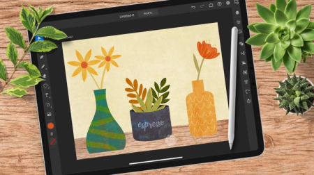 Adobe Illustrator for iPad 101: Three Floral Illustrations