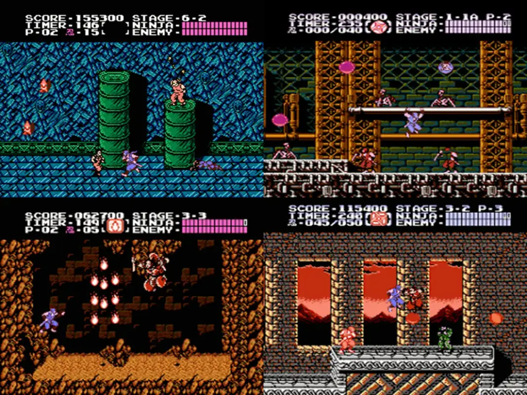 cover NES Ninja Gaiden 1988