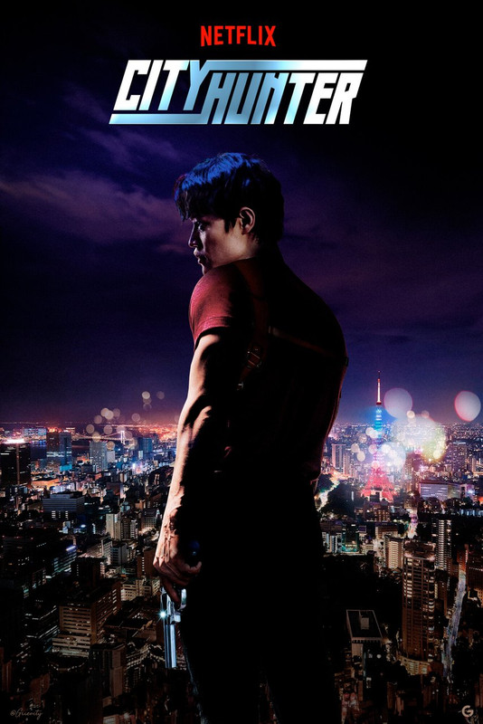City-Hunter-poster-Ryo-Back-Purple