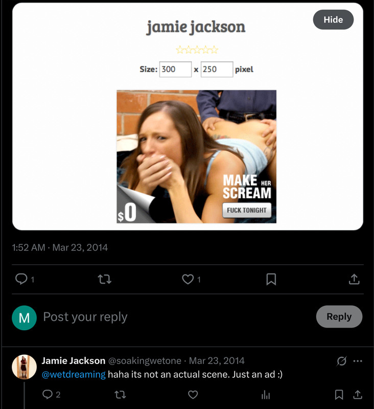 jamie jackson in answer #2277890