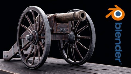BLENDER: Learn how to create old realistic cannon