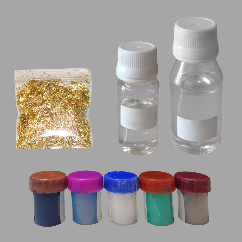 Resin Art with Triangle Coaster Moulds DIY Kit 