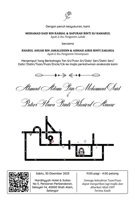 
                        Sila masukkan design
                        “PAGE 2”
                        di Bahagian-1.