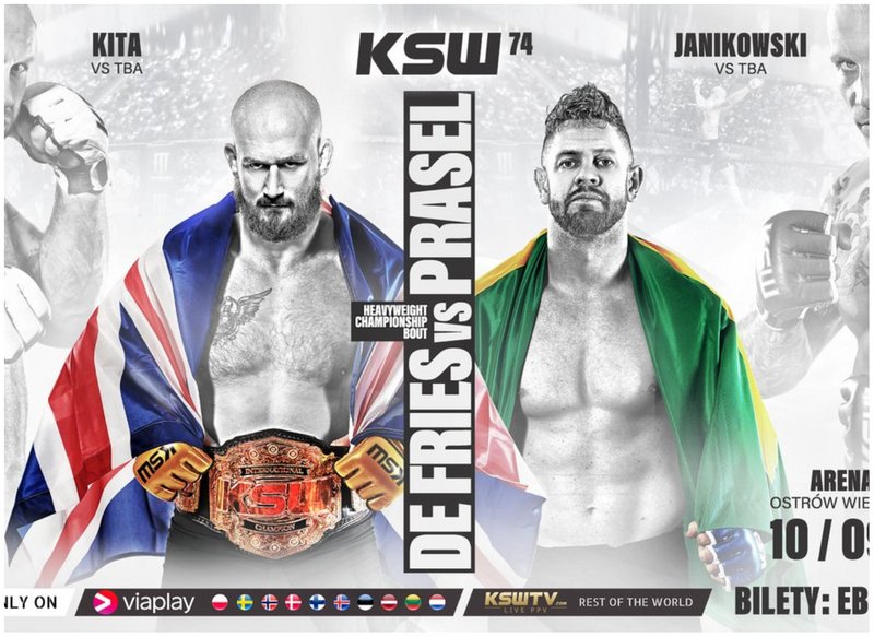 Фил де Фрис срещу Рикардо Прасел на KSW 74