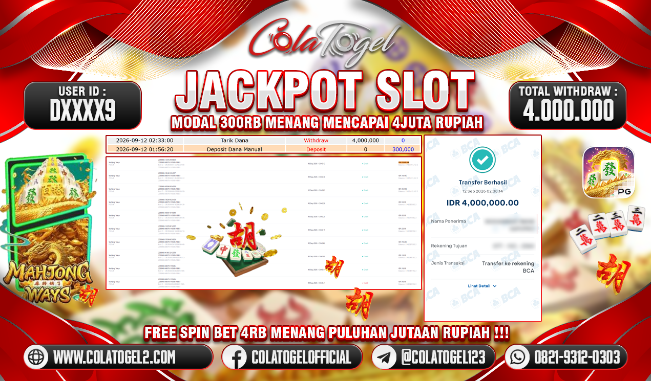 JACKPOT SLOT GACORR !!!
