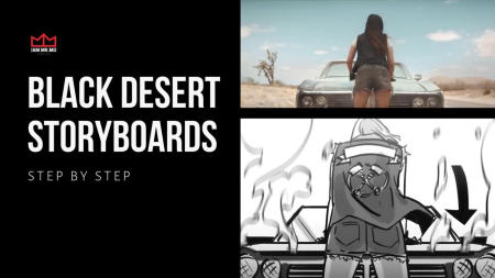 Learn to Storyboard Black Desert Video Game Commercial featuring Megan Fox