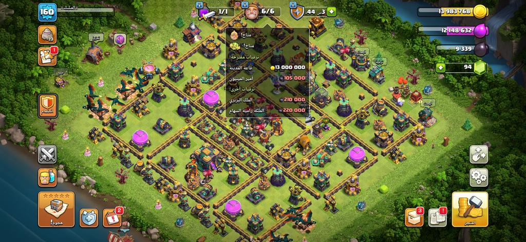 حساب تاون 14 ملكة 84 آمر 60 ماكس - max warden