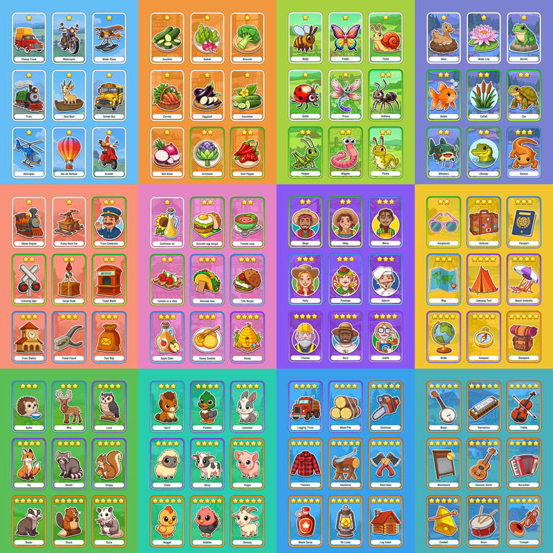 2Sticker Set Complete Color