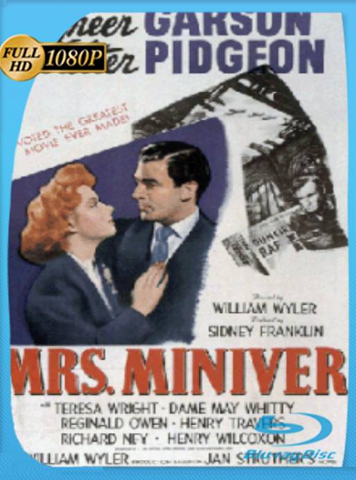 La señora Miniver (1942) BRRip [1080p] [Latino-Castellano] [GoogleDrive] [RangerRojo]