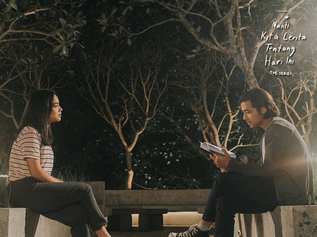 Rachel Amanda dan Wafda Saifan dalam web series Nanti Kita Cerita Tentang Hari Ini