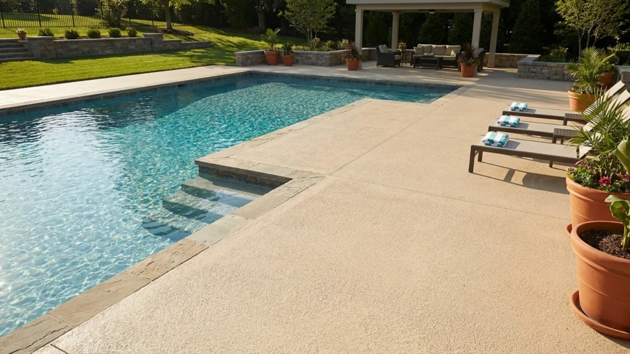 Pool deck repair cost pricing San Antonio TX concrete contractor estimate 2026