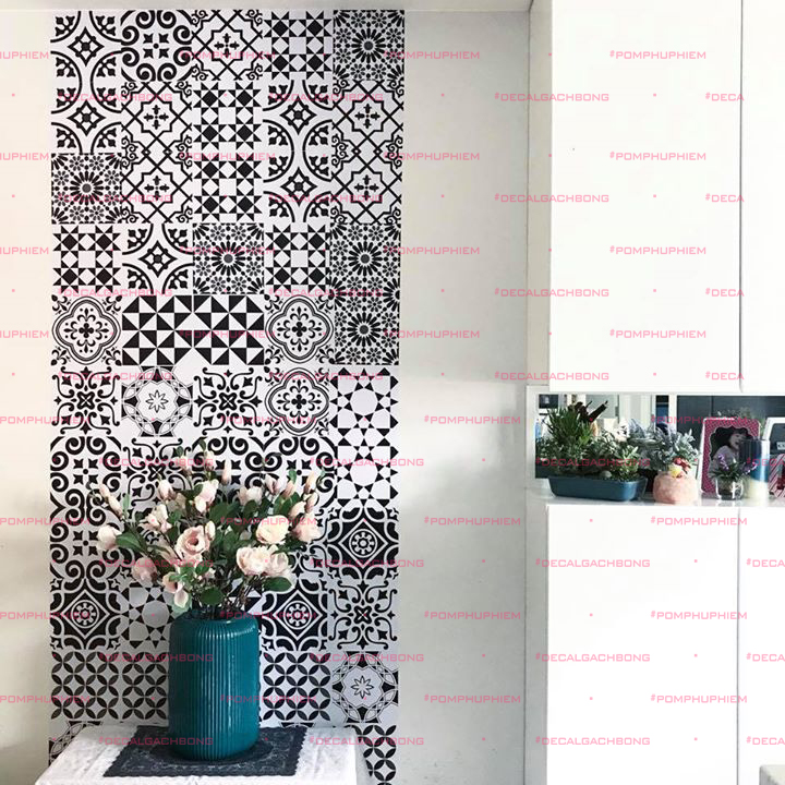 Decal gạch bông - giải pháp trang trí cho người bận rộn