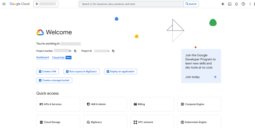 Google Cloud Console
