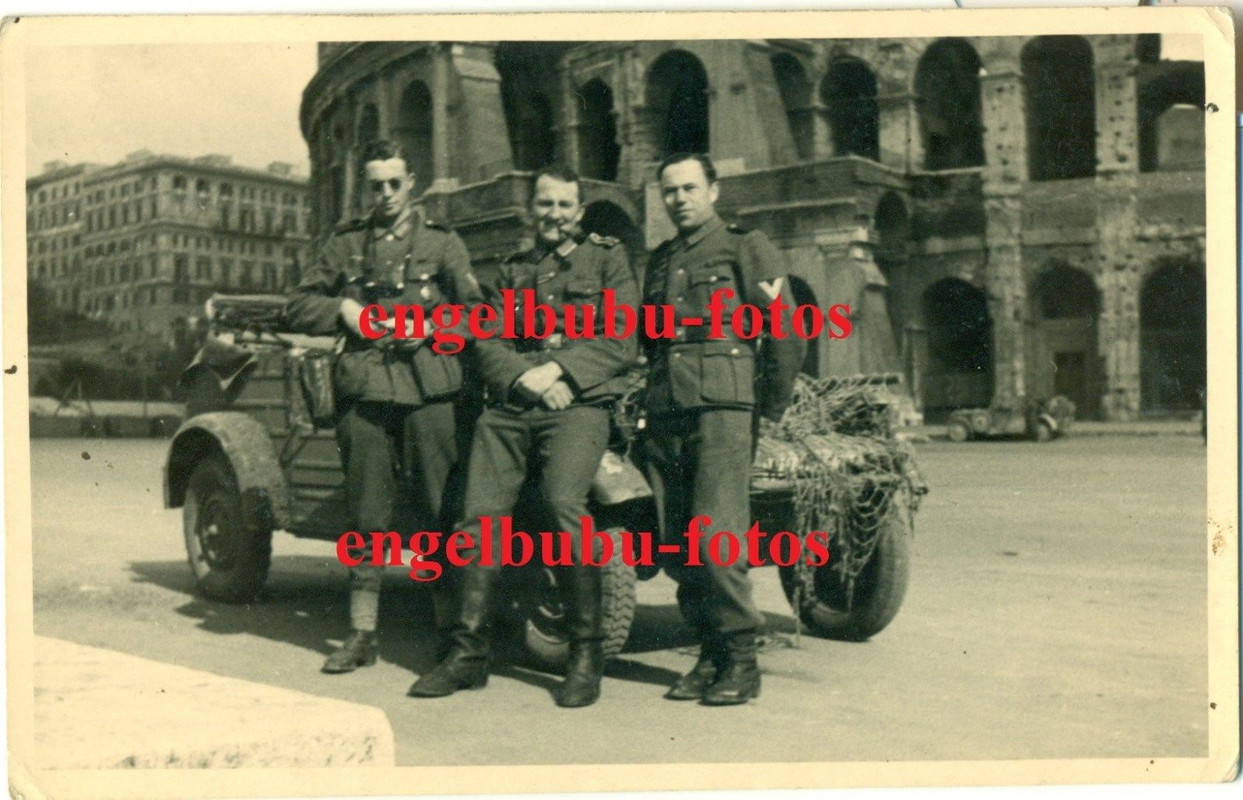 KÜBELWAGEN - nebelwerfer-Abt. - ROM  COLOSSEUM 1944