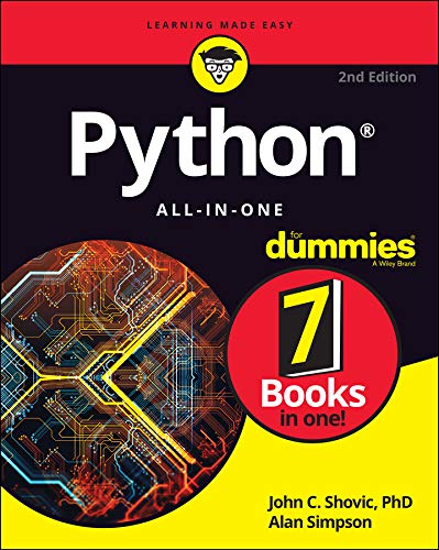 Python All-in-One For Dummies, 2nd Edition (True PDF)