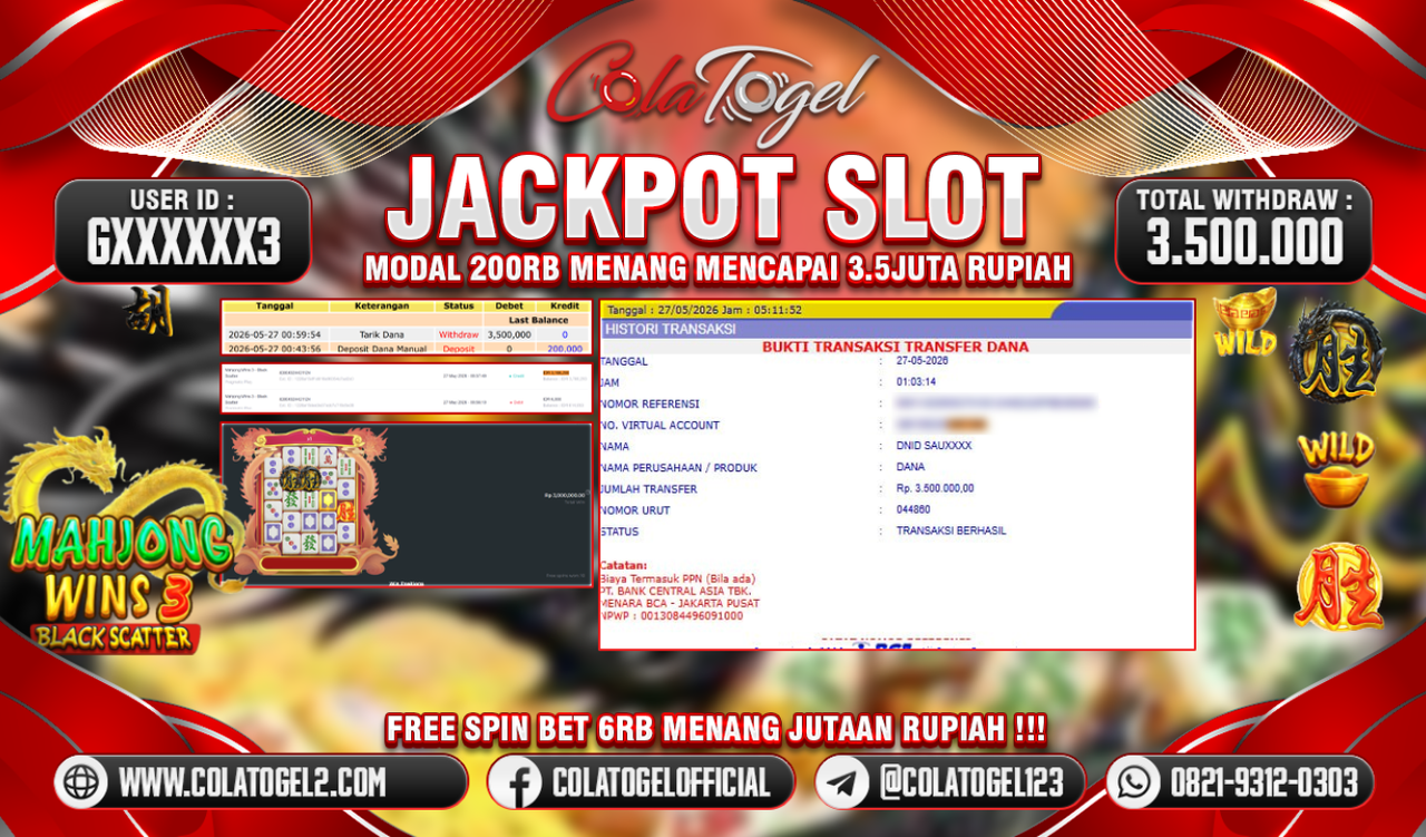 JACKPOT SLOT GACOR!!