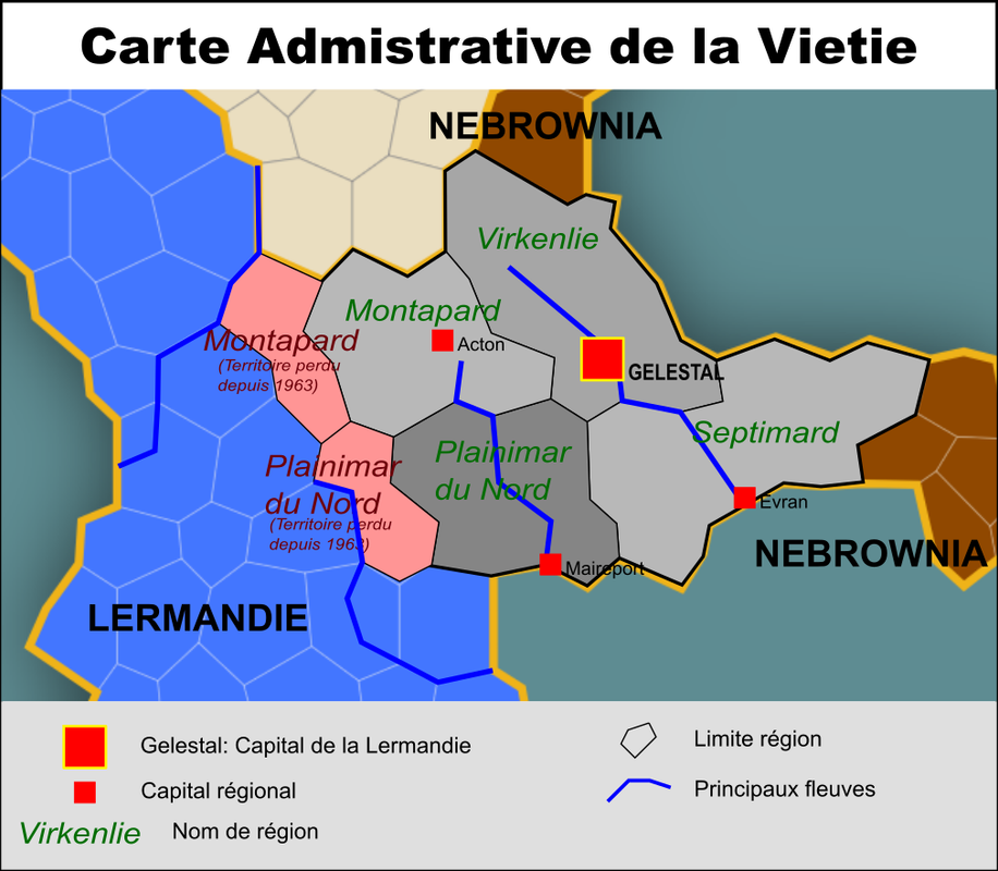 Carte de la Vietie
