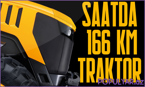 Saatda 166 KM gedən traktor Saatda 166 KM gedən traktor