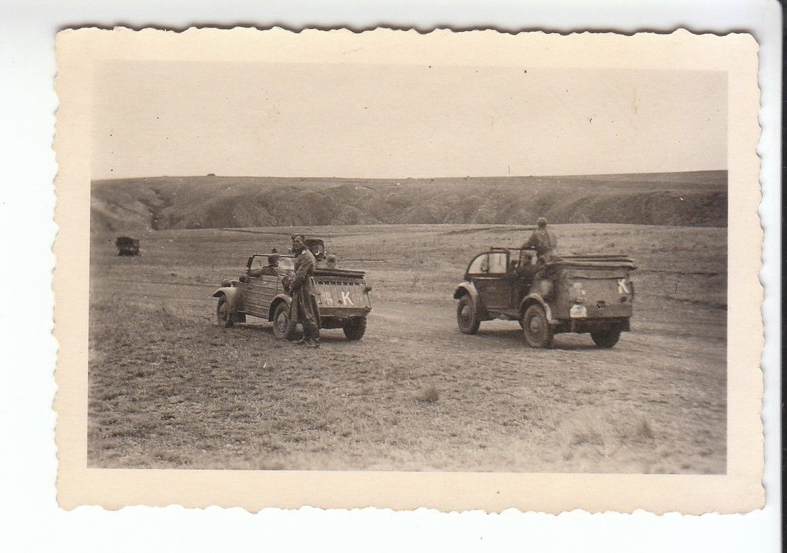 Elitesoldaten Foto Konvolut Einsatz Kübelwagen Wiking Technik Ca