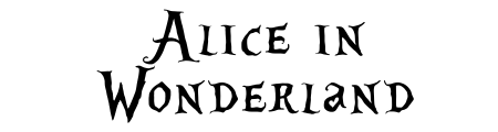Alice in wonderland