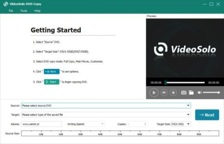 VideoSolo DVD Copy 1.0.22 Multilingual