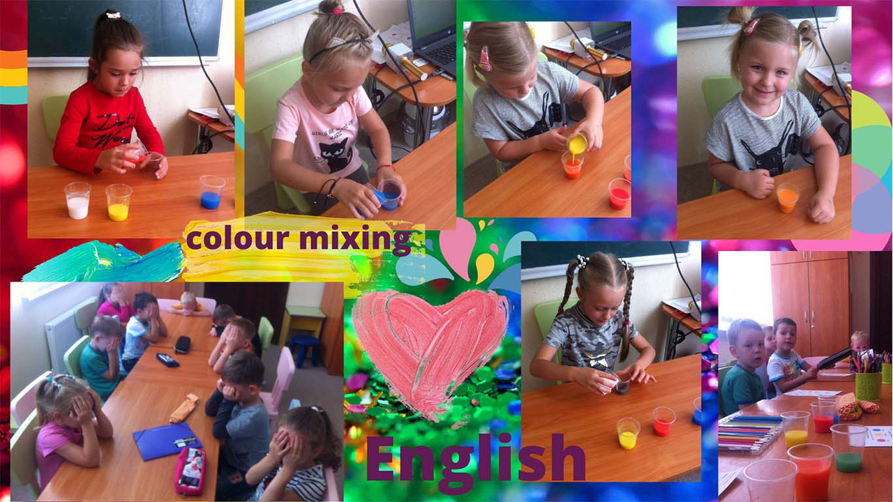 Діти на уроці англійської