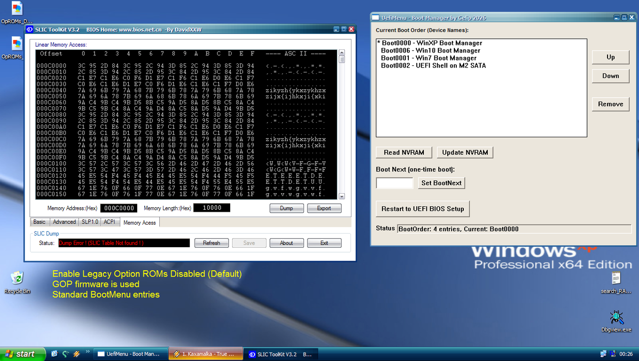 Op ROMs Disabled