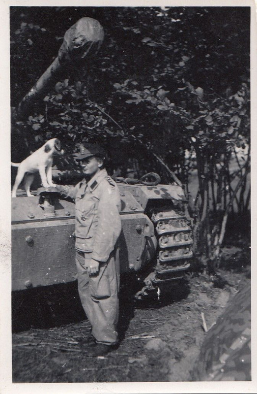 -Foto Sturmgeschütz Langrohr - Tropenuniform