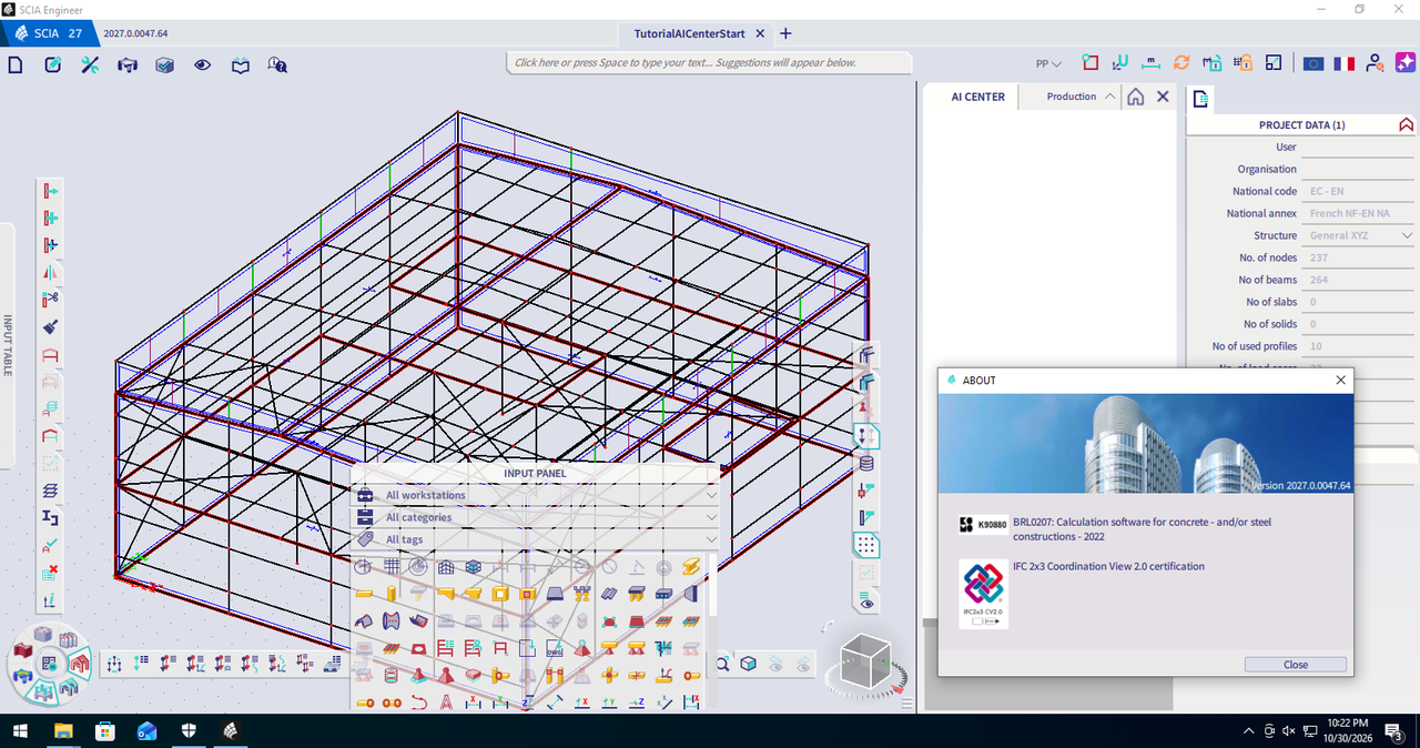 Working with SCIA Engineer 2027.0.0047 full activated