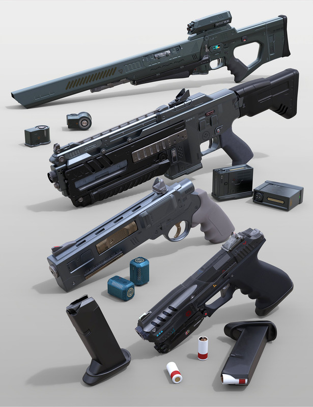 Sci-Fi Weapons Collection 3 Sci-Fi Weapons Collection 3